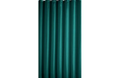 ColourMatch Plain Shower Curtain - Aqua